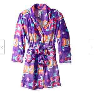 Komar Kids Girls Purple Fleece Robe Cover up